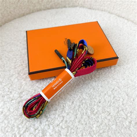 hermes silk shoelaces